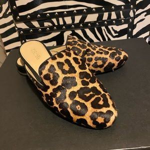 Michael Kors Leopard Print Mules